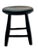 Black Very Nice Hand Made Antique American Primitive Pine Wood Footstool With Excellent Original Old Black Paint For Sale - Image 8 of 18