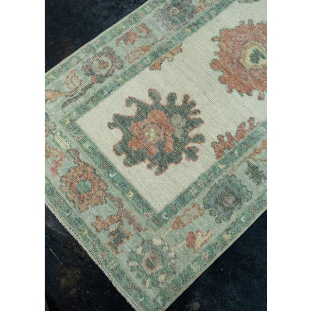 Turkish Oushak Runner Rug 2'9" x 26'8" #17530 For Sale - Image 4 of 8