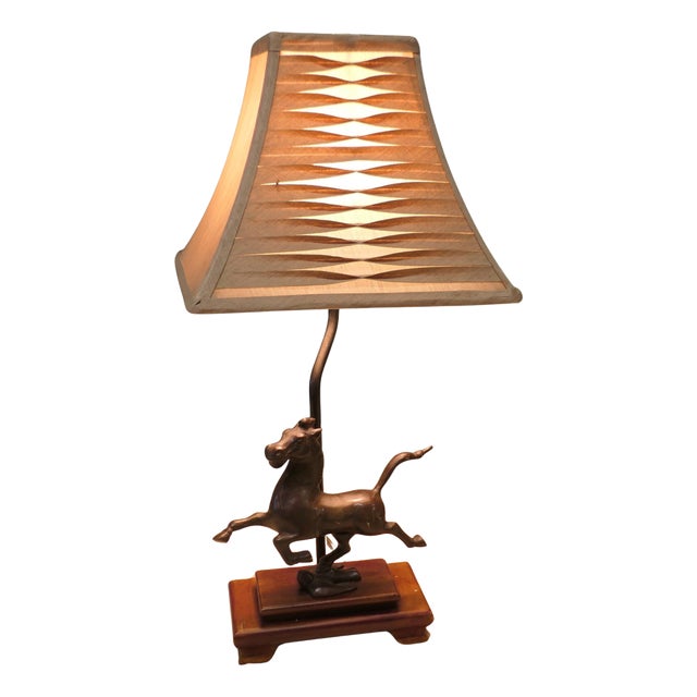 Antique Table Lamp in Bronze, 1900 For Sale