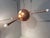 Chandelier in Copper Brass and Colored Glass 4 Copper Cones For Sale - Image 10 of 18