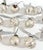 Vintage Silver Kugel-Style Mercury Glass Christmas Ornament Garland, 58" For Sale - Image 4 of 8