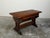 Italian 1800s Walnut Trestle Base Table with Two Drawers and Carved Motifs For Sale In Atlanta - Image 6 of 12