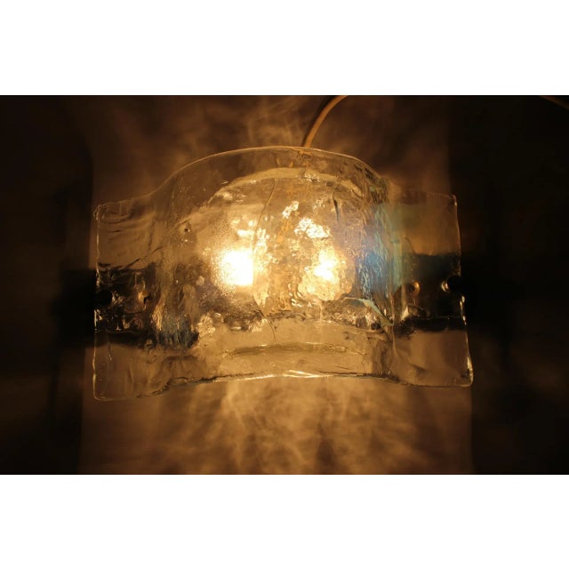 Murano Glass Wall Light, Italy, 1970s For Sale - Image 9 of 13