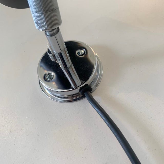 Vintage Model 31 B Black Sconce by Gino Sarfatti for Arteluce, 1950s For Sale - Image 9 of 18