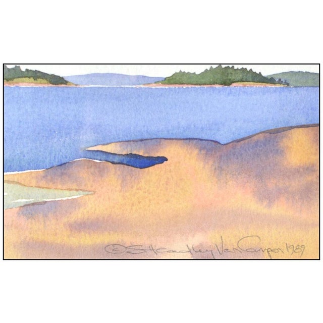 Impressionist 1980s From Islesboro, June Afternoon, Susan Headley Van Campen For Sale - Image 3 of 5