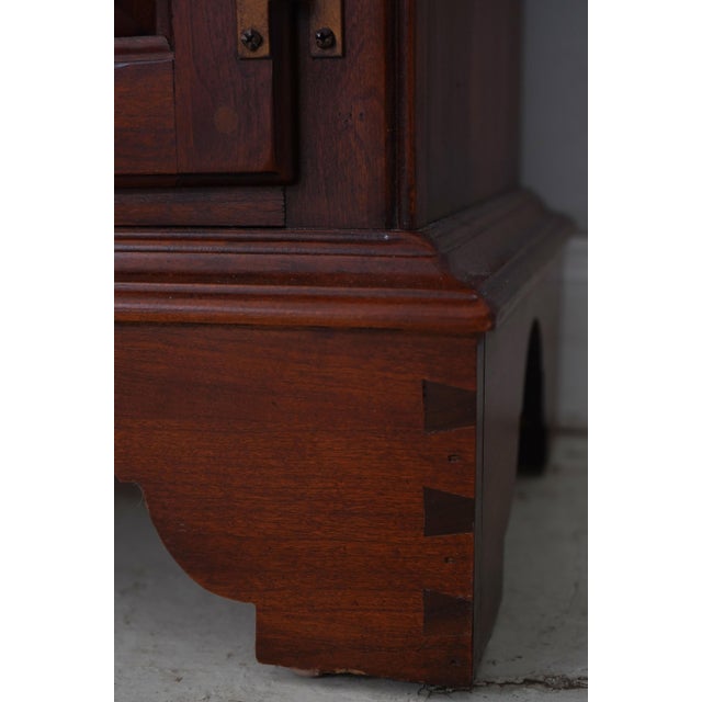 Lexington Country Cherry China Cabinet Hutch For Sale - Image 14 of 18