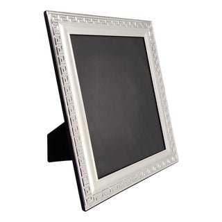 Silver-Plated and Glass Photo Frame, Italy, 1970s For Sale