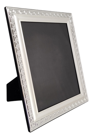 Silver-Plated and Glass Photo Frame, Italy, 1970s