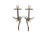 Nautical Pair of Vintage Brass Anchor Andirons For Sale - Image 3 of 4