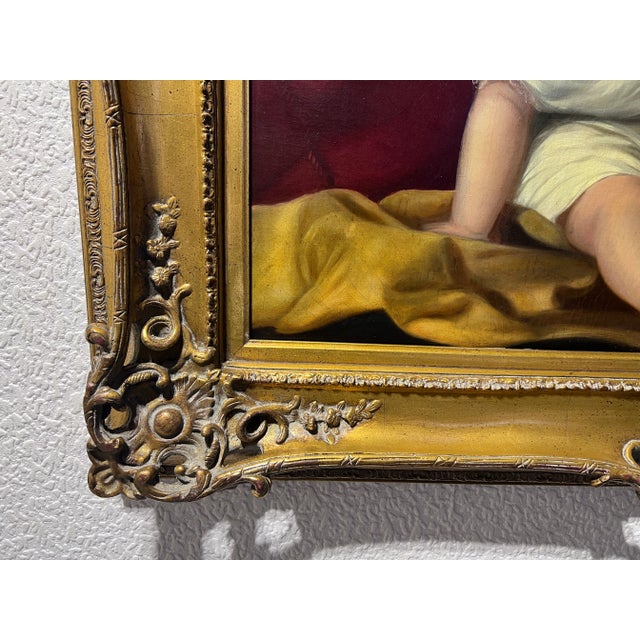 Brown Attr. To John O’Brien Inman (1828–1896) — Antique 1864 American Child Portrait For Sale - Image 8 of 12