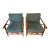 Mid-Century Modern Rattan Bamboo Lounge Chairs, Pair For Sale