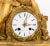 Early 19th Century French Empire Gilt Bronze Figural Clock For Sale - Image 5 of 14