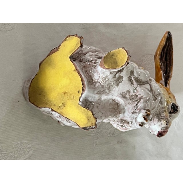 1960s Circa 1960 Italian Bunny Rabbit Figurine For Sale - Image 5 of 10