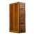 Antique Oak 4-Drawer Filing Cabinet For Sale