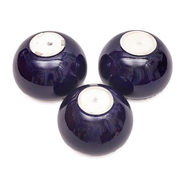 Ceramic Earthenware Planters, 1930s, Set of 3 For Sale - Image 7 of 9