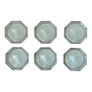 20th Century Set of 6 Versace for Rosenthal "Lumiere" Coasters