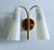 Mid-Century Modern Vintage Glass Wall Light from Hillebrand, 1950s For Sale - Image 3 of 18