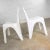 Plastic Vintage Modern White Molded Plastic Chairs Style of Kartell 4850 by Castiglioni Et Al - a Pair For Sale - Image 7 of 13