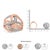 10K Rose Gold 1/2 Cttw Round-Cut Diamond Intertwined Multi-Loop Cocktail Ring (I-J Color, I1-I2 Clarity) - Size 7 For Sale In New York - Image 6 of 6