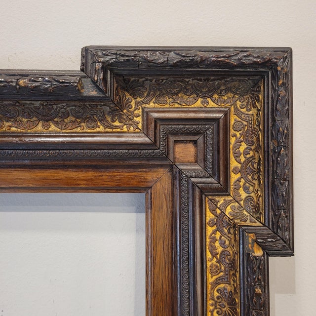 Frame in Carved Wood, Spain, 1890s For Sale - Image 14 of 18