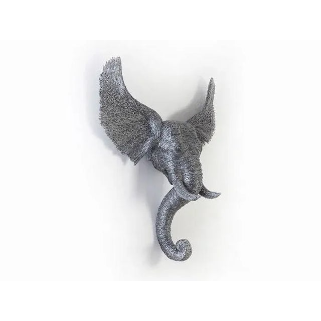 Contemporary Phillips Collection Gadjah Nail Sculpture Wall Art For Sale - Image 3 of 3