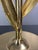 Mid-Century Pencil Reed Rattan Bamboo and Brass Flower Table Desk Lamp, Italy, 1980s For Sale - Image 12 of 15