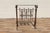 Antique Spanish Revival Entry Hall Table | Wrought Iron, Brass & Black Marble Console | Circa 1910 For Sale - Image 13 of 18