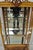 Vintage French Baroque Style Carved Wood & Glass Curio China Display Cabinet For Sale - Image 13 of 16