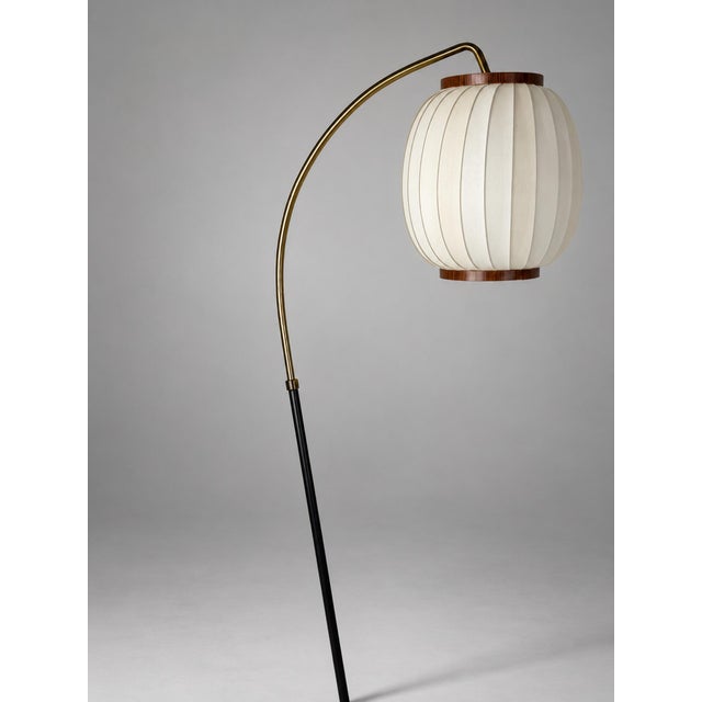 Mid-Century Floor Lamp attributed to Svend Aage Holm-Sørensen, Denmark, 1950s For Sale - Image 4 of 9