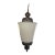 Vintage Hollywood Regency Milk Glass & Antiqued Brass Plug-in Swag Lamp For Sale