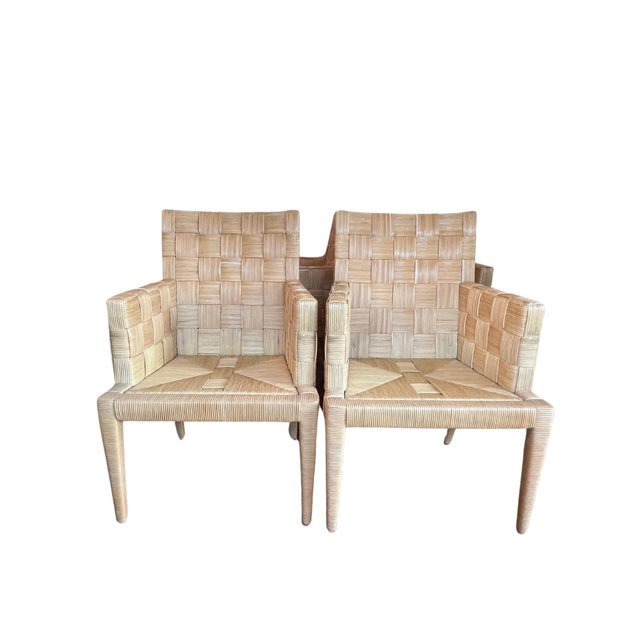 Wood 1990s Donghia Block Island Dining Chairs - Set of 4 For Sale - Image 7 of 11