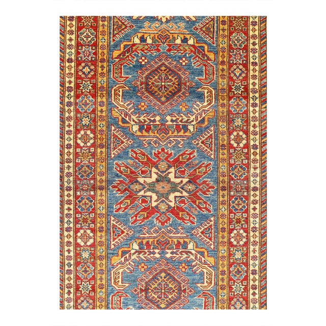 Kazak is a modern shape of old Caucasian rugs which strictly adheres to traditional design elements of the Caucasus. It...