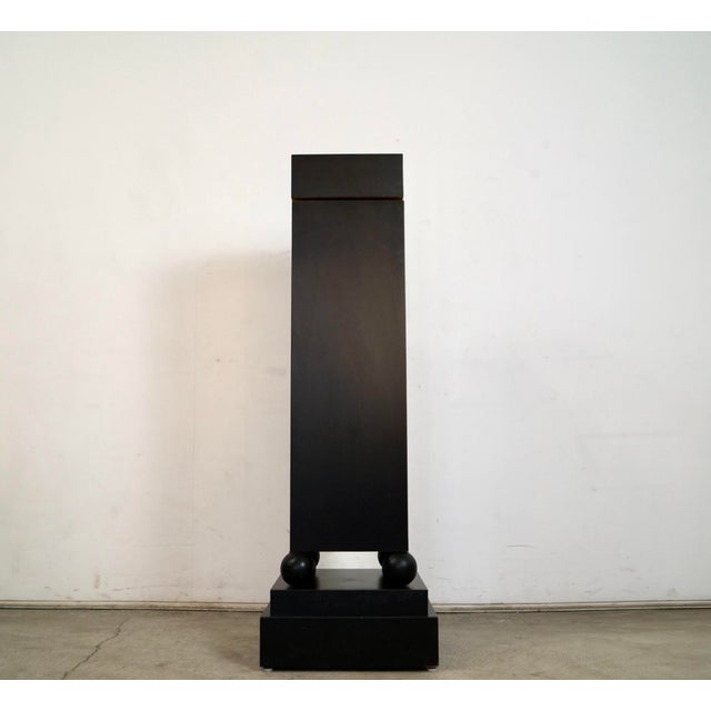 Mid-Century Modern 1990’s Postmodern Swivel Top Pedestal Display Column For Sale - Image 3 of 12