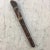 Wood Hand Carved Flute For Sale - Image 12 of 12