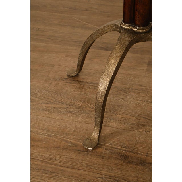 Theodore Alexander 'L'Usine' Round Bistro Accent Table For Sale - Image 9 of 18