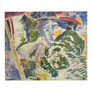 Andre Derain Vintage 1948 Fauvism Lmtd Edtn French Fine Art Lithograph Print " La Femme Au TransatlVintage " 1907