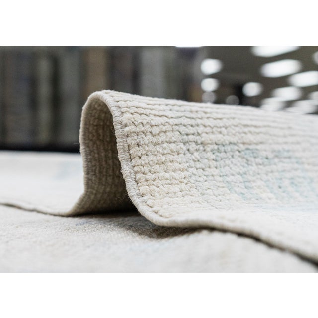 Textile Turkish Oushak Rug 9'2" x 12'7" #20341 For Sale - Image 7 of 8
