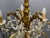1950s Italian Brass Crystal Chandelier, 1950s For Sale - Image 5 of 16