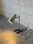 1970s Mid-Century Modern Brushed Aluminum Spot Desk Lamp With H-Base Adjustable Shade For Sale - Image 4 of 9