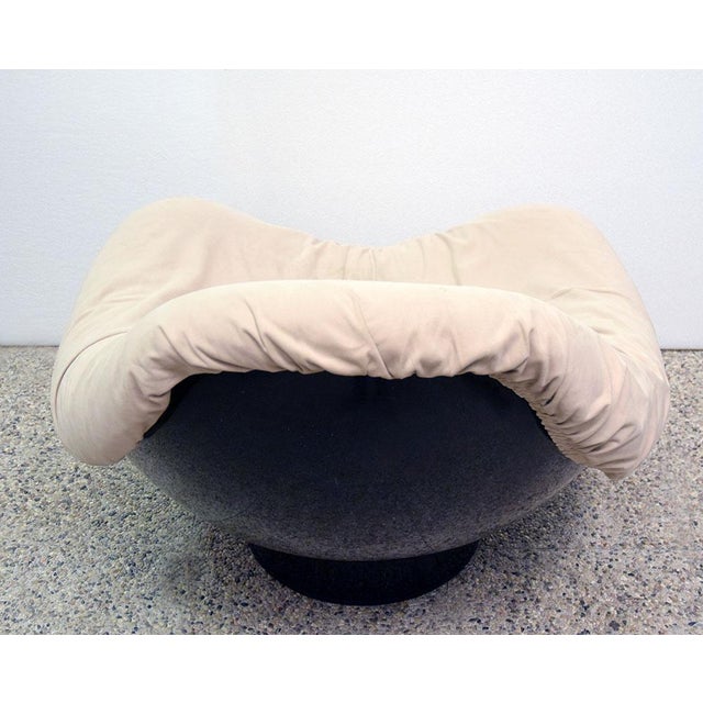 Set of Rodica Lounge Chair and Ottoman by Mario Brunu for Comfort, 1970s For Sale - Image 9 of 15