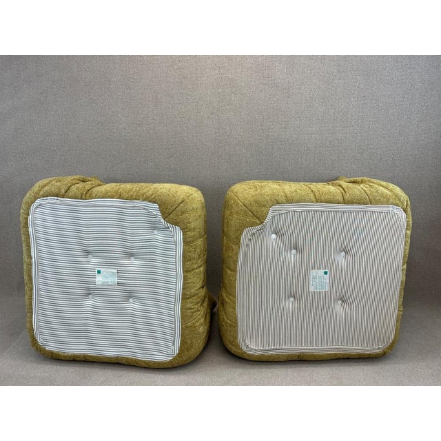 Set of Vintage Yellow Two Corners Modular Sofa from Ligne Roset Togo For Sale - Image 12 of 13