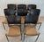 A fabulous set of Virtually indestructible, stacking office or dining chairs from Giancarlo Peretti. These are heavy and...