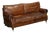 Balmoral 3-Seater Sofa in Brown Heritage Leather from Halo For Sale