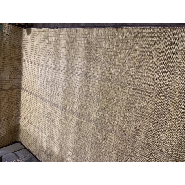 Tuareg Rug in Plant Fibers and Leather, 1990s For Sale - Image 13 of 17