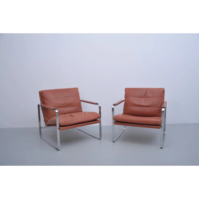 Mid-Century Modern Set of Vintage Lounge Chairs by Preben Fabricius & Jørgen Kastholm for Knoll For Sale - Image 3 of 14