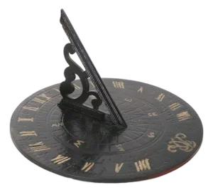 Late 20th Century Cast Iron Sundial