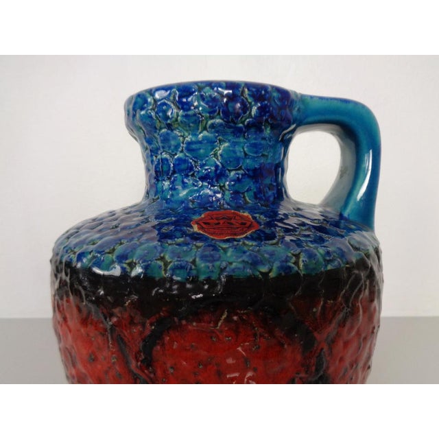 Pop Art 216-25 Ceramic Vase from Bay Keramik, Germany, 1970s For Sale - Image 14 of 18