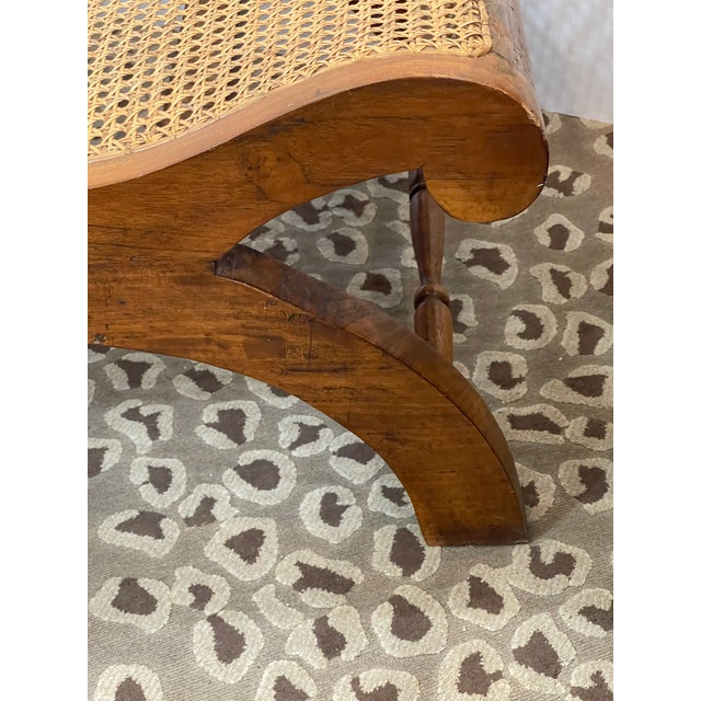 rBauer International Inc. British Colonial Style Hand Cane Ottoman For Sale In West Palm - Image 6 of 12