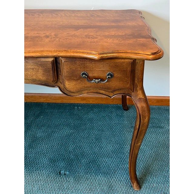 Ethan Allen Ethan Allen Country French Writing Desk For Sale - Image 4 of 11