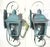 Pair of Vintage Solid Brass Outdoor Wall Lanterns - 22”h X 7”.5 W X 7”.5 D For Sale - Image 9 of 15